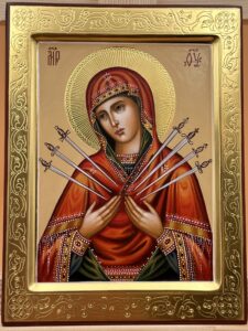 Богородица «Семистрельная» Образец 15 Железногорск